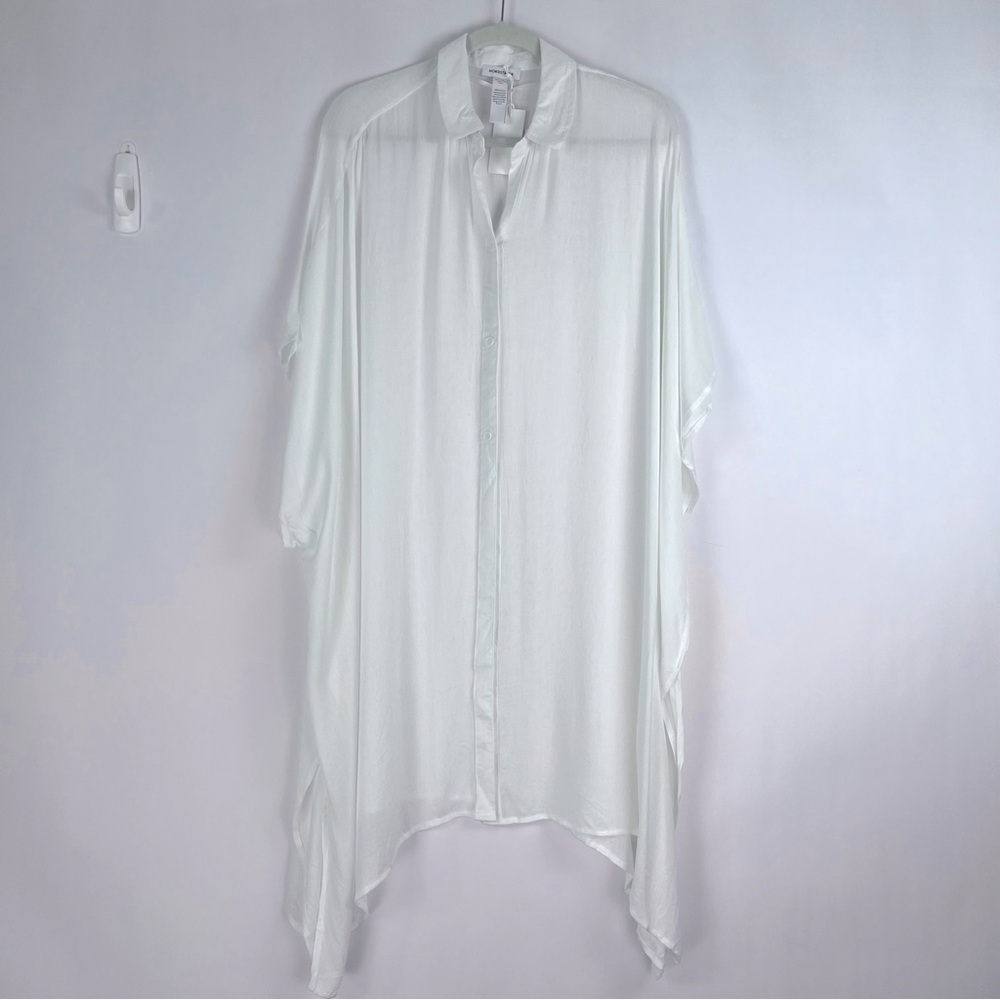 Nordstrom brand off white swim coverup NWT one size fits most all